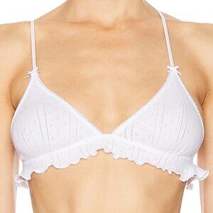 Cou Cou Intimates Butterfly Bralette in White